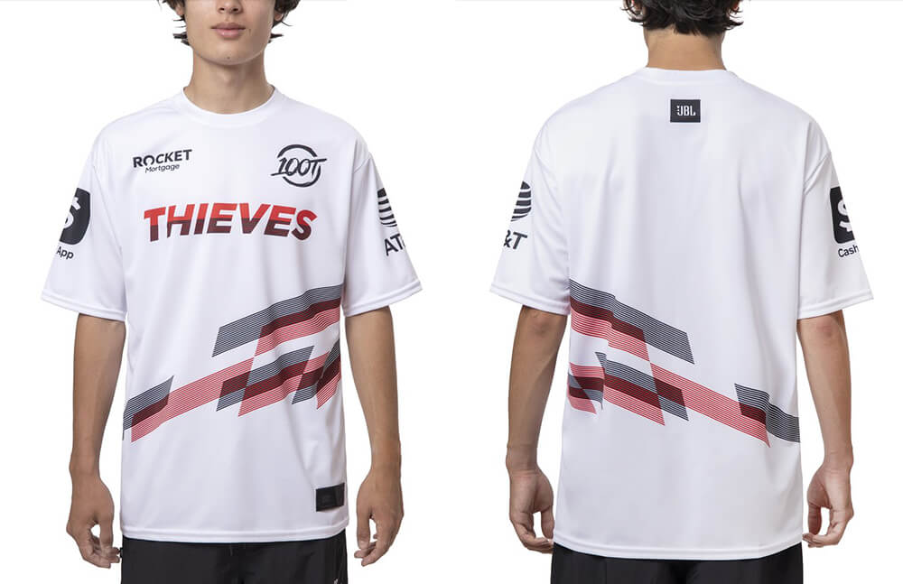 100 Thieves 2021 Cardinal jersey © 100 Thieves shop