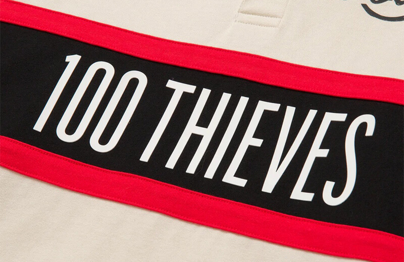 100T 2022 Worlds Championship Jersey Details © 100 Thieves shop