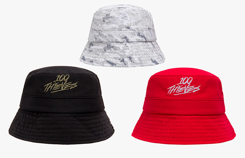 100T Fall-Winter 2022 Bucket Hats © 100 Thieves shop