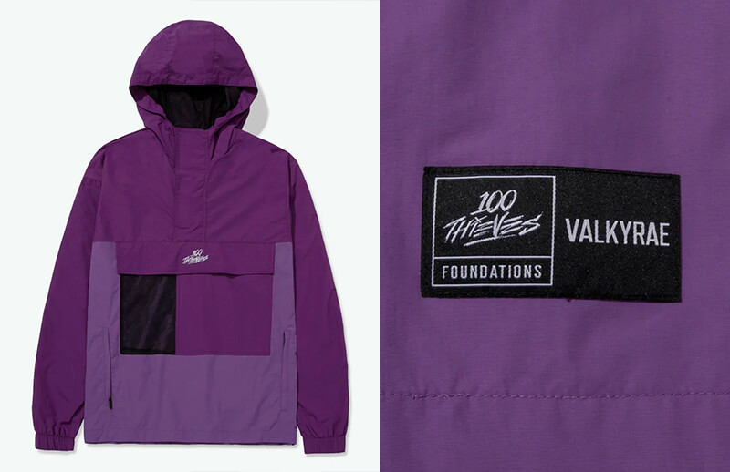 100 Thieves x CouRage Valkyrae Foundations Anorak © 100T shop
