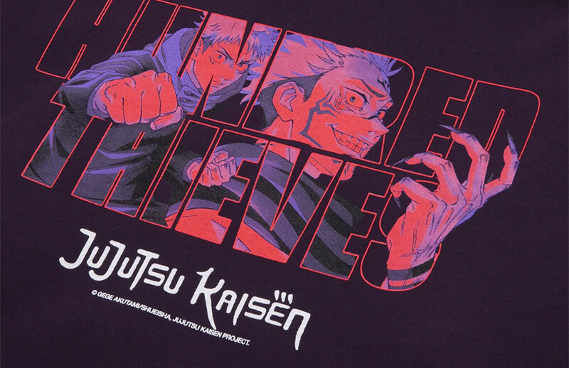 100T x Jujutsu Kaisen Fashion Drop © 100 Thieves shop