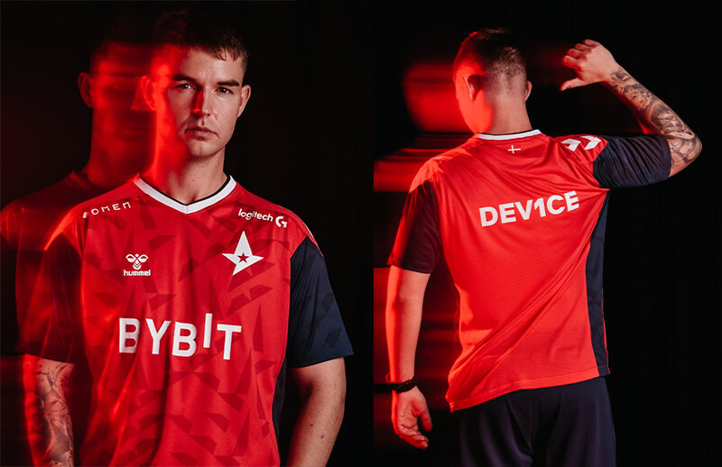 Astralis 2023 Counter Strike Player Jersey - Dev1ce © Astralis shop