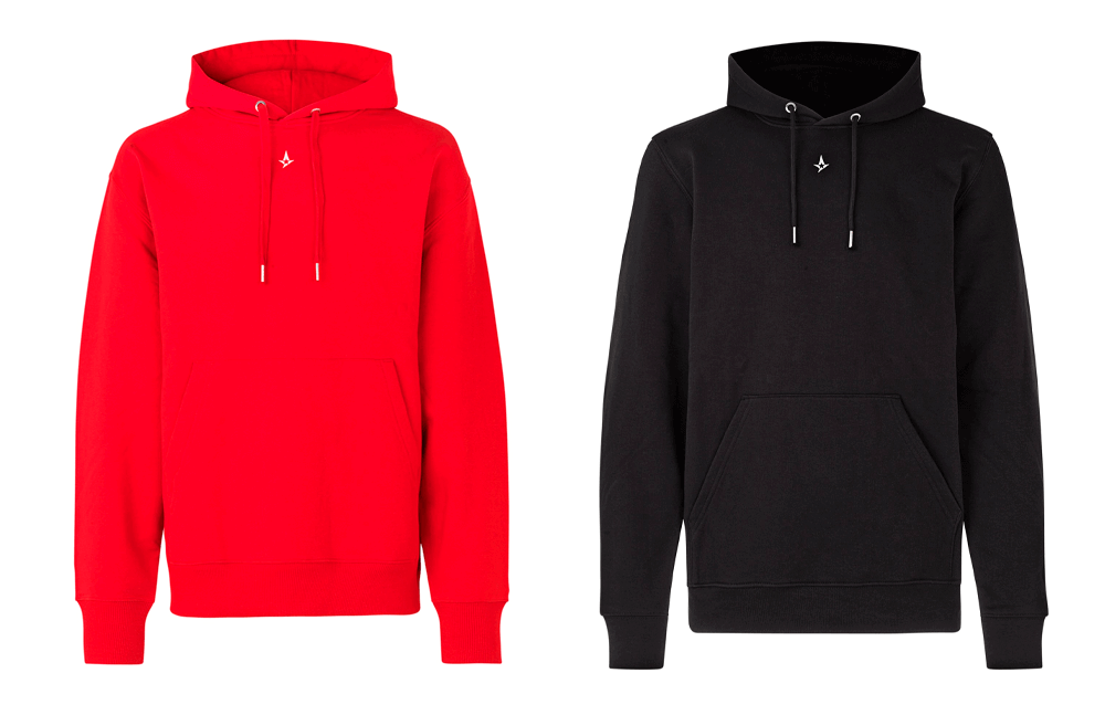 Black and red hoodies © Astralis shop