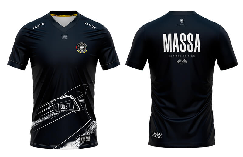 BIG limited edition Massa jersey - Front and back © BIG Clan shop