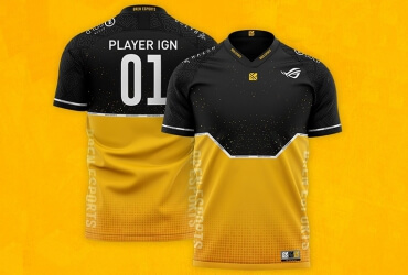 Bren Esports Black and Yellow custom Jersey © Bren Esports shop