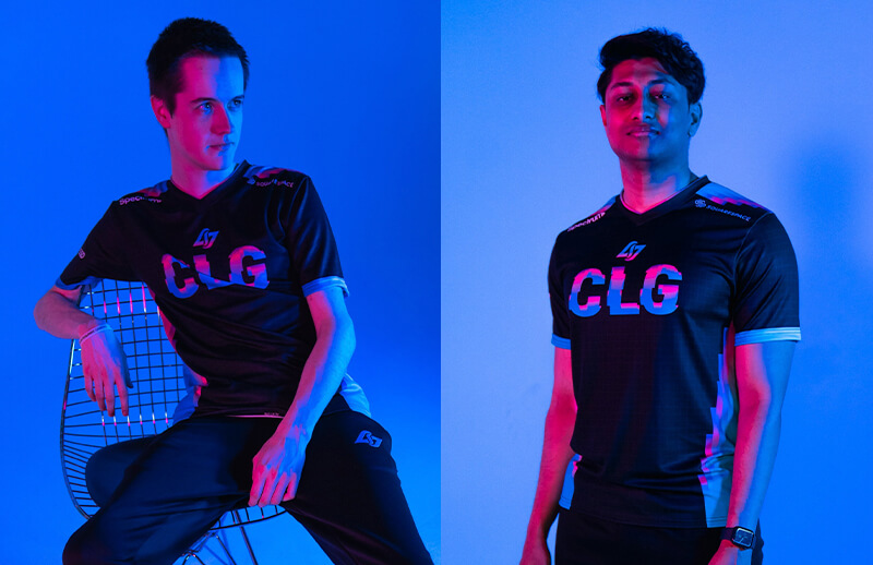 CLG 2022 Summer Player Jersey Dhokla and Breezy © Counter Logic Gaming shop