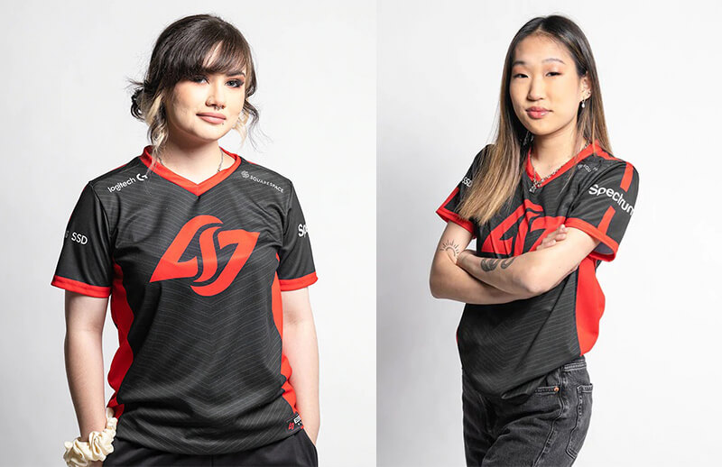 CLG new 2022 Red Jersey players © Counter Logic Gaming store