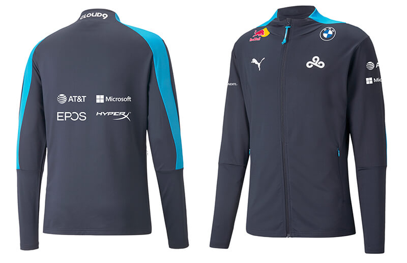 Cloud9 x PUMA 2022 Pro Kit Jacket © C9 store