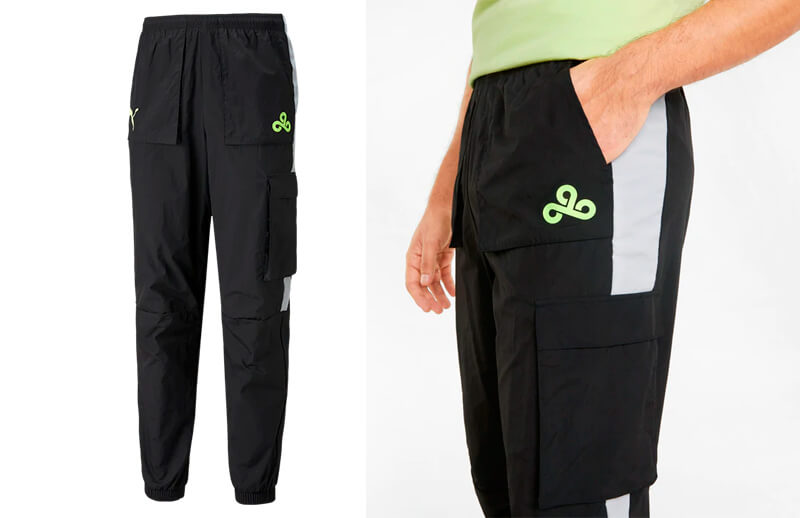 C9 x PUMA 2022 Spring black Cargo Pants © Cloud9 store