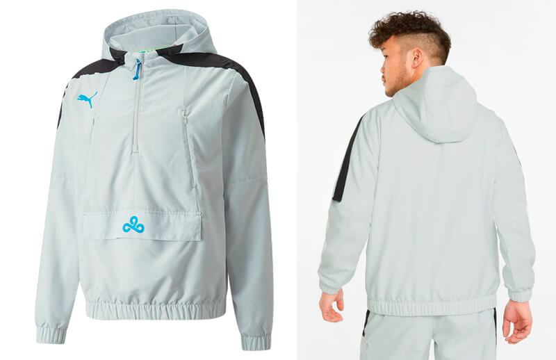 C9 x PUMA 2022 Spring grey Zip Jacket © Cloud9 store