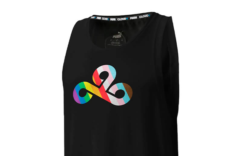 Cloud9 x PUMA Pride 2022 black Tank Top © C9 store