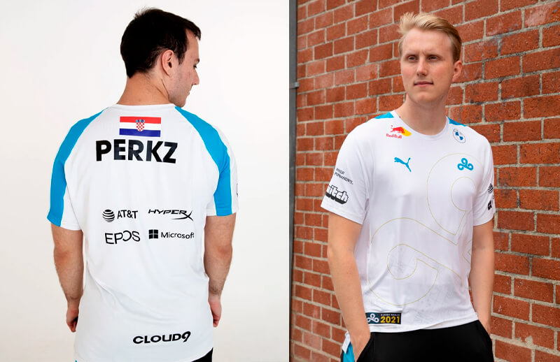 Cloud9 x PUMA Worlds 2021 E7 Jersey © C9 store