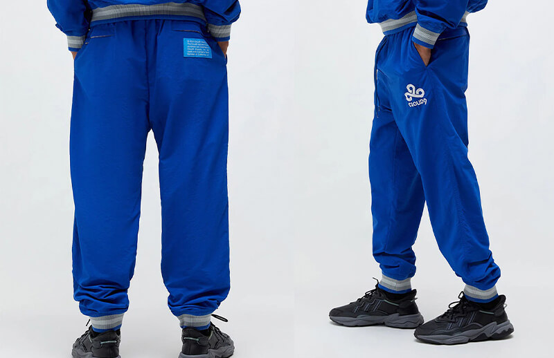 Cloud9 x PacSun Exclusive Blue Track Pants © C9 shop