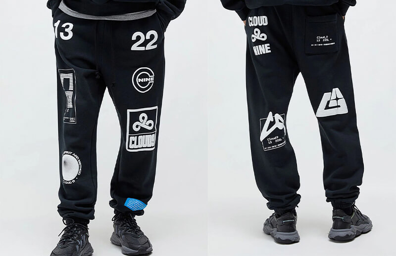 Cloud9 x PacSun Exclusive black Sweatpants © C9 shop