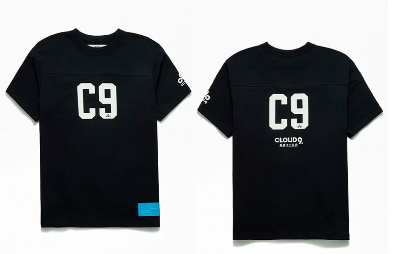 C9 x PacSun new Football T-Shirt © Cloud9 shop