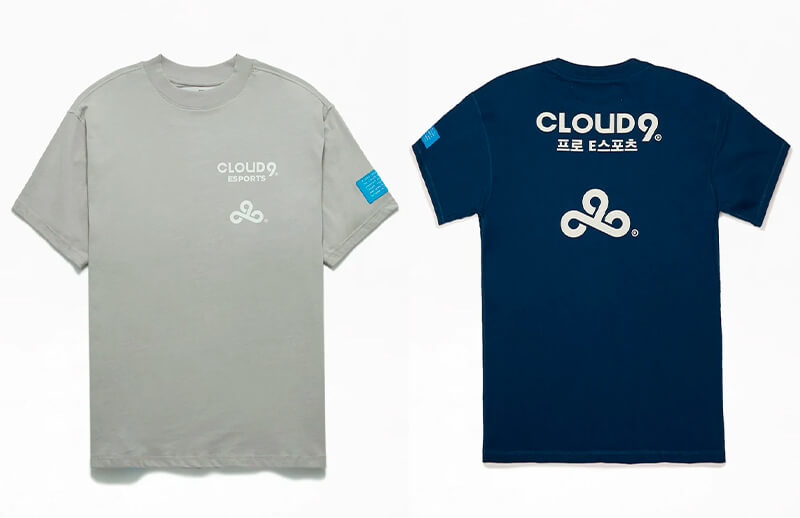 C9 x PacSun new Org T-shirts © Cloud9 shop