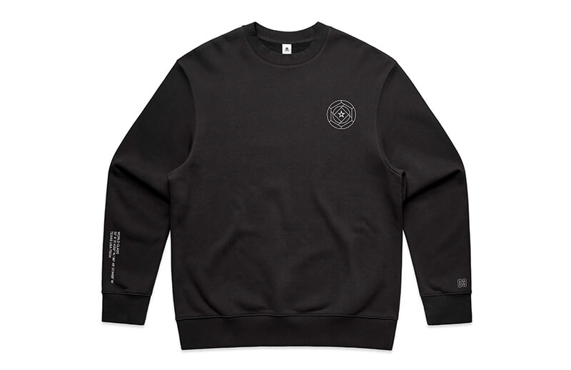 Complexity 2022 Winter black Sweatshirt © Complexity shop