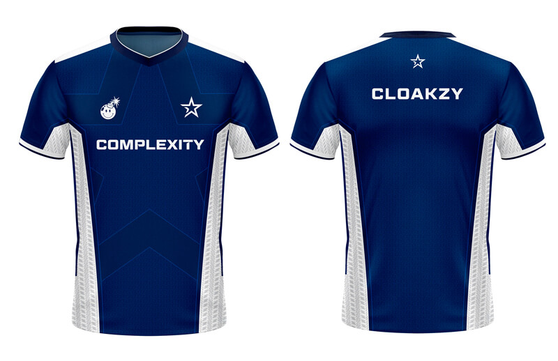 Complexity x Cloakzy special edition Jersey - Back and Front © Complexity shop