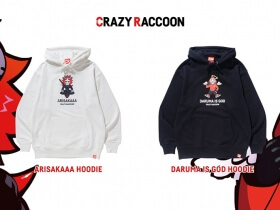 Crazy Raccoon's new T-shirts and Hoodies © Crazy Raccoon store