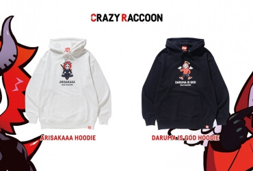 Crazy Raccoon's new T-shirts and Hoodies © Crazy Raccoon store