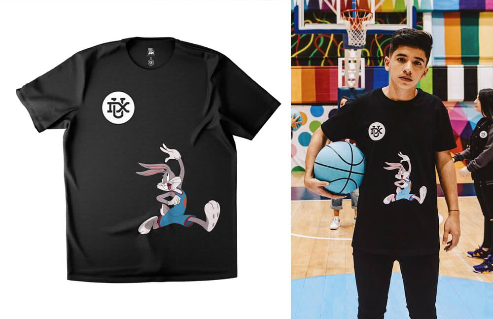 Ander 'Neat' - DUX Gaming x Space Jam black t-shirt © DUX Gaming shop