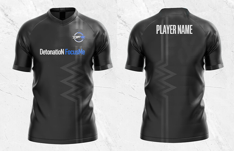 DetonatioN FocusMe 2023 Jersey back and front © DetonatioN FocusMe shop