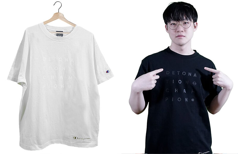 DetonatioN Gaming x Champion 2021FW T-shirts © DNG store