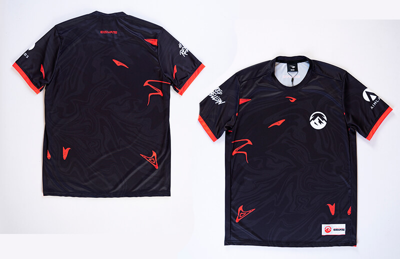 ELEVATE 2023 Black Jersey Kit back and front © ELEVATE Esports shop