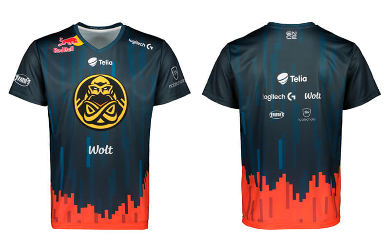 ENCE 2022 Player Jersey front and back © ENCE shop
