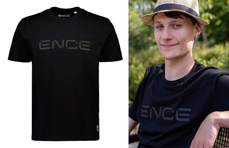 ENCE new 2022 Black T-shirt © ENCE shop