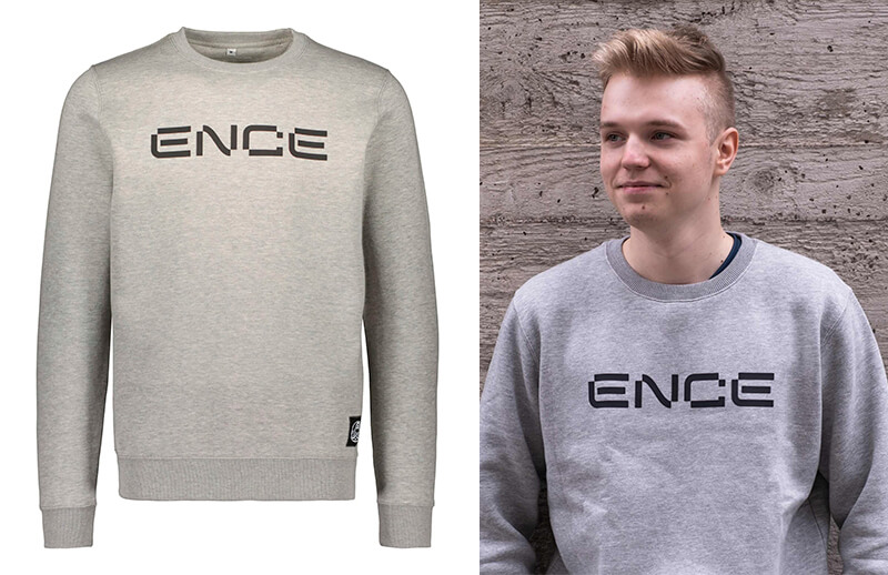 ENCE new 2022 Grey Sweatshirt © ENCE shop