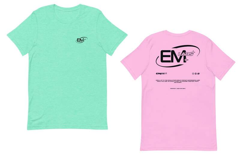 Eastern Media GG EM LABS logo T-shirt © EMGG shop