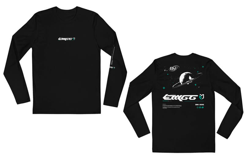 Eastern Media GG EM LABS planetorium long sleeve T-shirt © EMGG shop