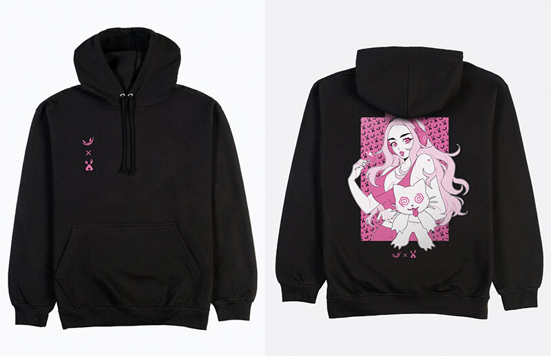 El Rubius Mad Kat x Ari Gameplays Ari Kat Hoodies © Mad Kat store