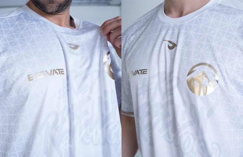 ELEVATE 2022 White Pro Player Jersey Details © Raven shop