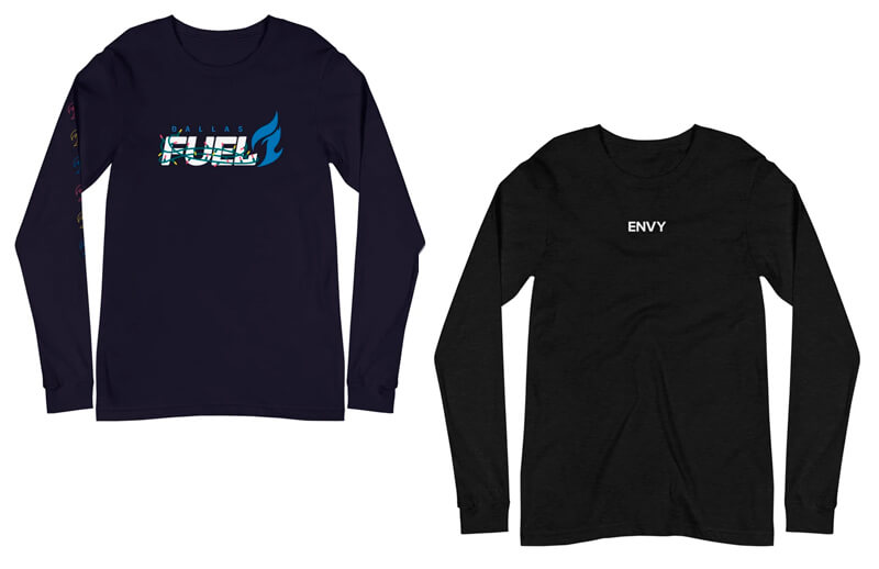 Envy 2021 Holiday long sleeve T-shirts © Team Envy shop