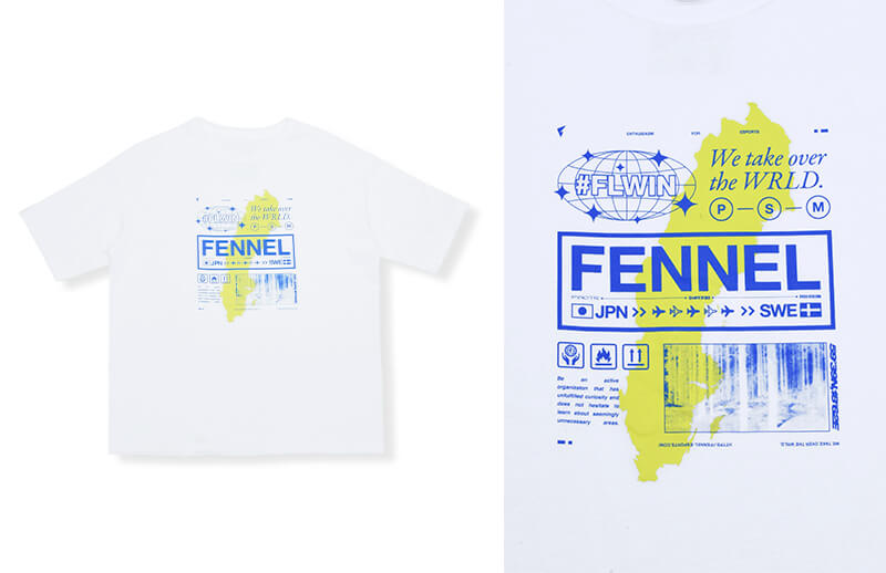 FENNEL Limited Edition white T-shirt © FENNEL store