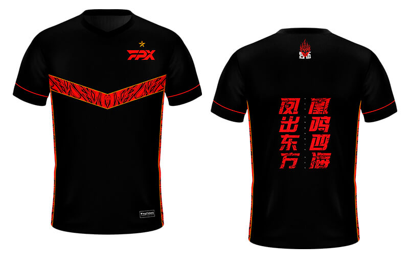 FPX Valorant 2022 Jersey Back and Front © FunPlus Phoenix shop