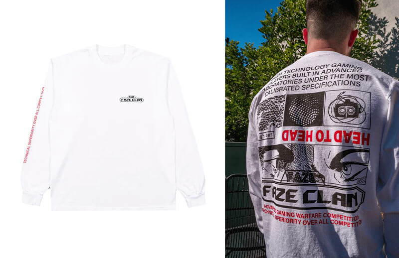 FaZe Clan CORE REFRESH long sleeve T-shirt © FaZe Clan shop