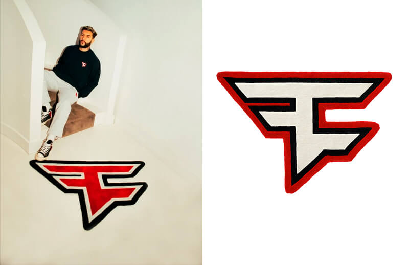 FaZe 2022 Logo Rug © FaZe Clan shop