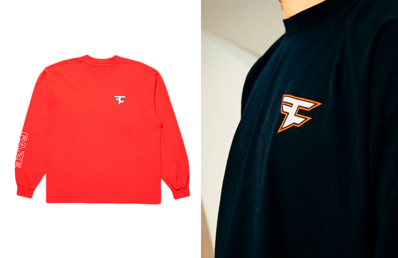 FaZe 2022 Logo Long sleeve T-shirt © FaZe Clan shop