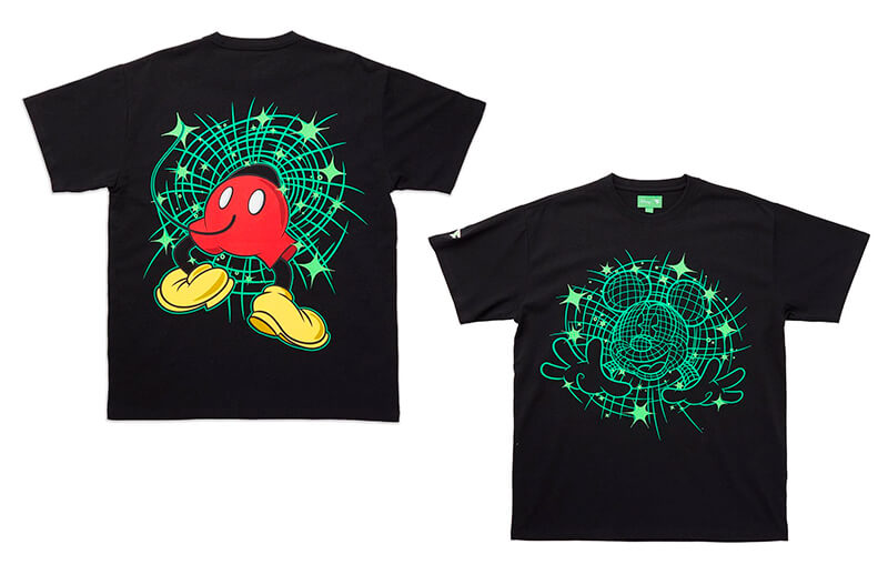 FaZe Clan x Disney: Mickey on the Grid black T-shirts © FaZe Clan shop