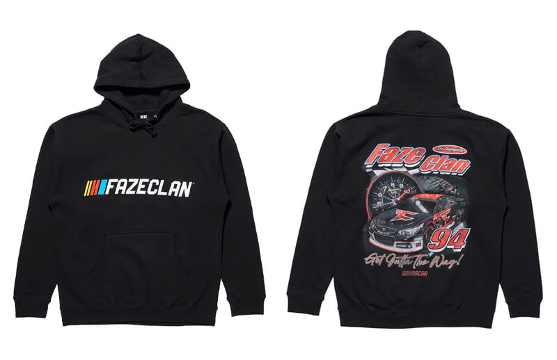 FaZe x NASCAR collection Hoodie © FaZe Clan shop