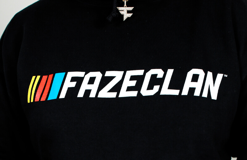 FaZe x NASCAR Collaboration logo © FaZe Clan shop
