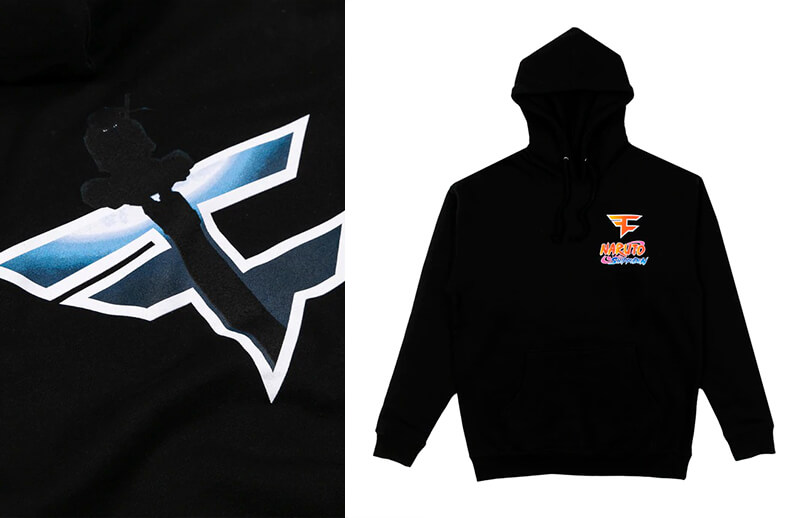 FaZe Clan x Naruto Shippuden Itachi Crouch Hoodie © FaZe Clan shop