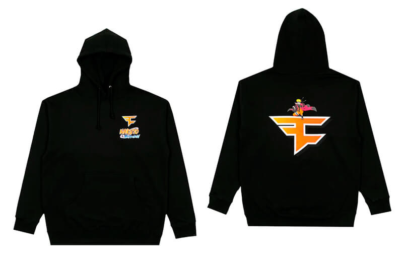 FaZe x Naruto Shippuden Sage Mode Hoodie © FaZe Clan shop