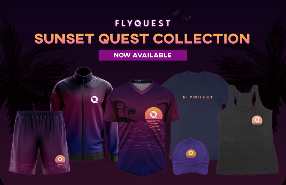 FlyQuest Sunset clothing collection © FlyQuest shop