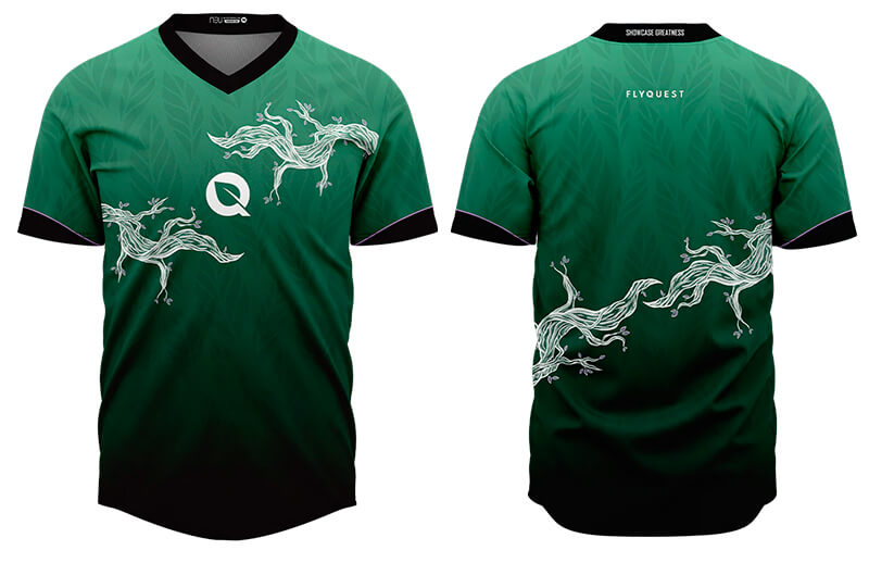 FlyQuest new Spring 2023 Jersey back and front © FlyQuest shop