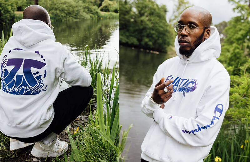 Fnatic x Champion White WATER Elements Hoodie © Fnatic shop