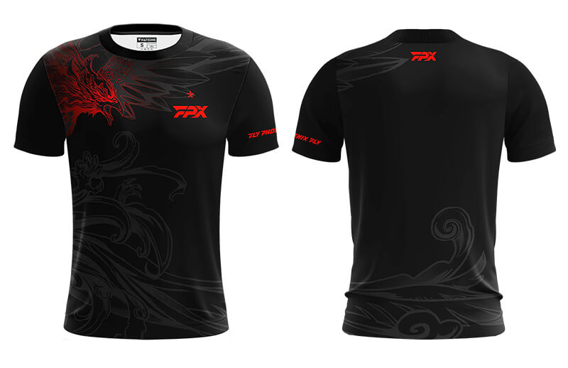 FunPlus Phoenix 2022 Player Jersey back and front © FPX shop